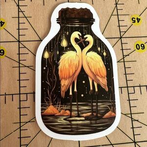 💜13/$13 +Bundle Sticker Sale | Aesthetic Swans Waterproof Sticker